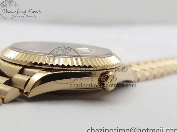 0409 Day-Date 40mm 228239 BP New Dial Version 904 RG T Crystal Markers RG Dial on RG President Bracelet A Popular 2834